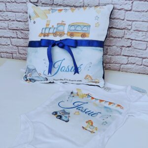 Cojín personalizado para bebe decorado, cojín para bebé personalizado, regalo personalizado para bebé, regalo para baby shower